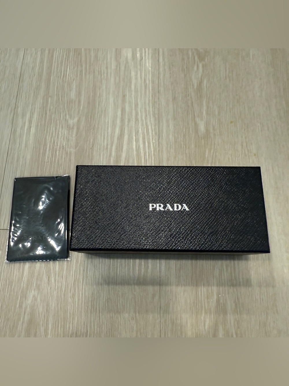 Prada Sunglass Case & Cleaning Cloth